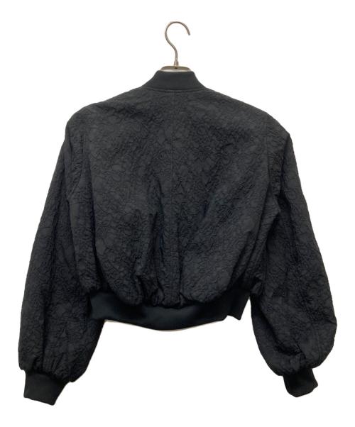 cygne（シーニュ）cygne (シーニュ) ジャガードブルゾンFanny ブラック サイズ:1の古着・服飾アイテム