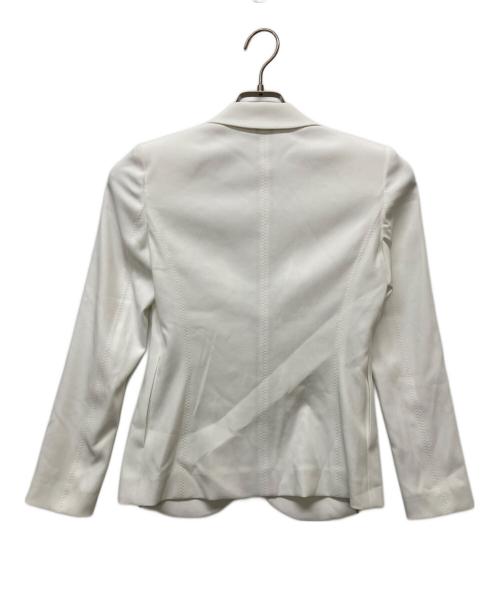 BEIGE（ベイジ）BEIGE (ベイジ) 【洗える】LUIZA / テーラードジャケット ホワイト サイズ:30の古着・服飾アイテム