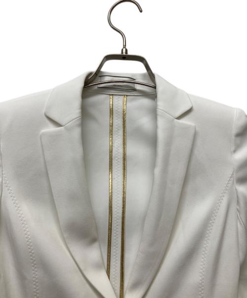 BEIGE（ベイジ）BEIGE (ベイジ) 【洗える】LUIZA / テーラードジャケット ホワイト サイズ:30の古着・服飾アイテム
