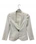 BEIGE（ベイジ）の古着「【洗える】LUIZA / テーラードジャケット」｜ホワイト