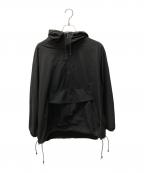 s'yteサイト）の古着「SOLOTEX POCKETABLE MILITARY PULLOVER ZIP HOOD JACKET」｜ブラック