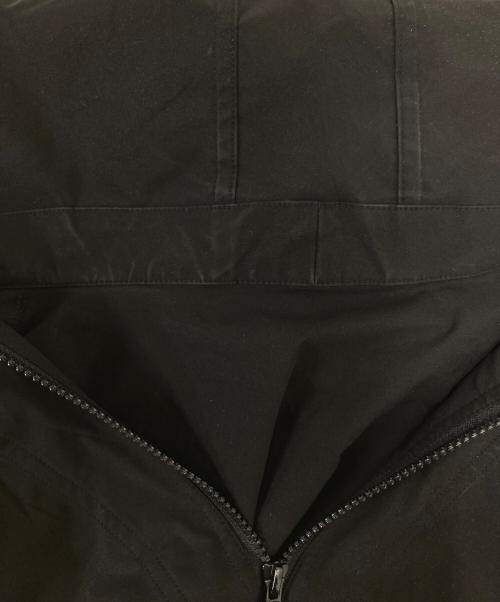 s'yte（サイト）s'yte (サイト) SOLOTEX POCKETABLE MILITARY PULLOVER ZIP HOOD JACKET ブラック サイズ:3の古着・服飾アイテム