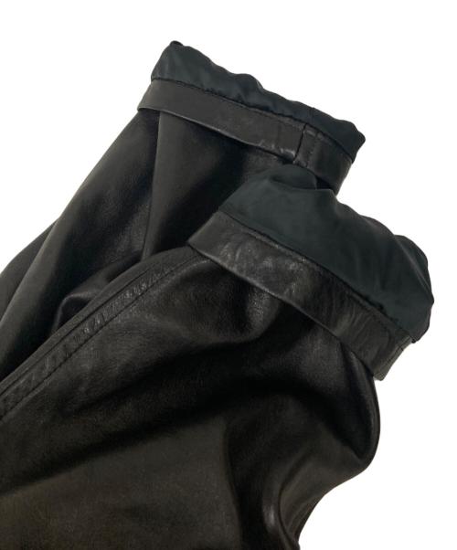 s'yte（サイト）s'yte (サイト) Sheepskin leather Car Coat ブラック サイズ:3の古着・服飾アイテム