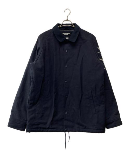 YOHJI YAMAMOTO（ヨウジヤマモト）YOHJI YAMAMOTO (ヨウジヤマモト) New Era (ニューエラ) WOOL COACH JACKET/HR-Y30-145 ネイビー サイズ:XXLの古着・服飾アイテム