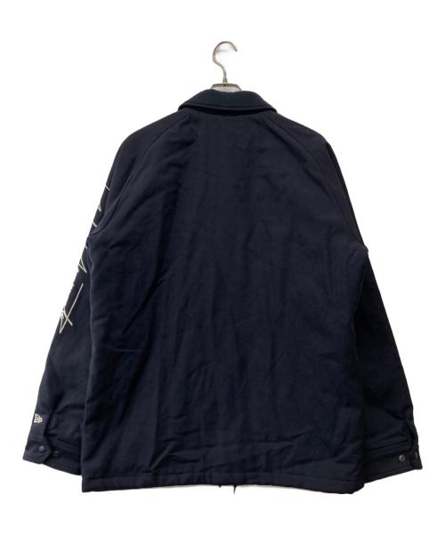 YOHJI YAMAMOTO（ヨウジヤマモト）YOHJI YAMAMOTO (ヨウジヤマモト) New Era (ニューエラ) WOOL COACH JACKET/HR-Y30-145 ネイビー サイズ:XXLの古着・服飾アイテム
