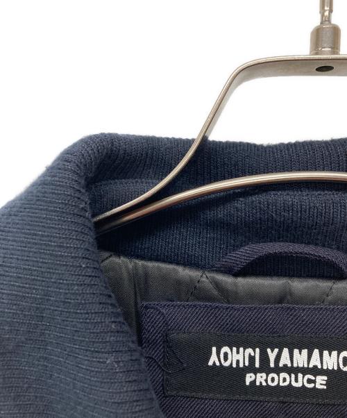 YOHJI YAMAMOTO（ヨウジヤマモト）YOHJI YAMAMOTO (ヨウジヤマモト) New Era (ニューエラ) WOOL COACH JACKET/HR-Y30-145 ネイビー サイズ:XXLの古着・服飾アイテム