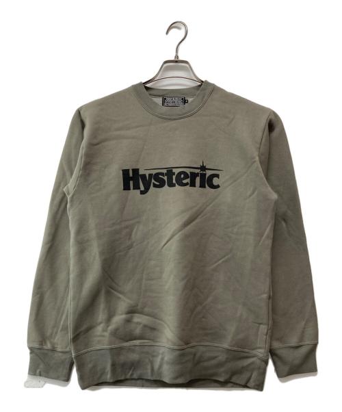 Hysteric Glamour（ヒステリックグラマー）Hysteric Glamour (ヒステリックグラマー) FLYING V スウェット グレー サイズ:Mの古着・服飾アイテム