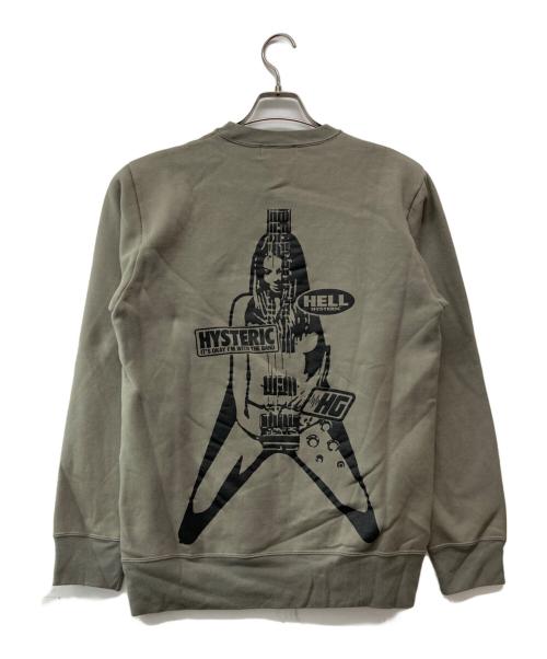 Hysteric Glamour（ヒステリックグラマー）Hysteric Glamour (ヒステリックグラマー) FLYING V スウェット グレー サイズ:Mの古着・服飾アイテム