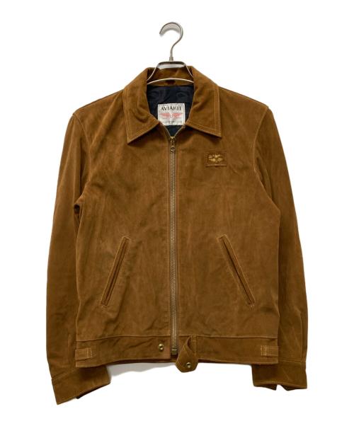 Lewis Leathers（ルイスレザース）Lewis Leathers (ルイスレザース) Hysteric Glamour (ヒステリックグラマー) CORSAIR カウスウェードシングルライダース ブラウン サイズ:Mの古着・服飾アイテム