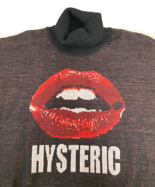 Hysteric Glamour（ヒステリックグラマー）Hysteric Glamour (ヒステリックグラマー) タートルネックニット ブラック サイズ:FREEの古着・服飾アイテム