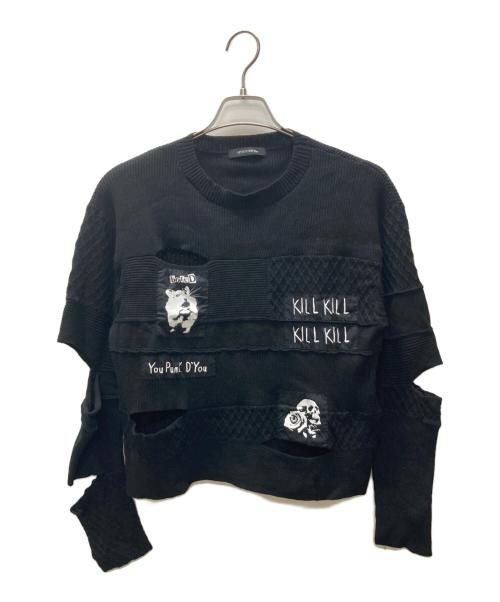 hysterics（ヒステリックス）hysterics (ヒステリックス) YOU PUNK.D’YOU CRASH プルオーバー ブラック サイズ:FREEの古着・服飾アイテム