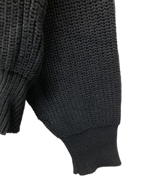 Hysteric Glamour（ヒステリックグラマー）Hysteric Glamour (ヒステリックグラマー) ロゴワッペン付ニット ブラック サイズ:FREEの古着・服飾アイテム