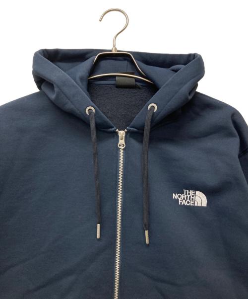 THE NORTH FACE（ザ ノース フェイス）THE NORTH FACE (ザ ノース フェイス) スクエアロゴフルジップ ネイビー サイズ:XLの古着・服飾アイテム