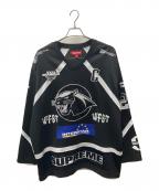 SUPREMEシュプリーム）の古着「25ss Rhinestone Hockey」｜ブラック