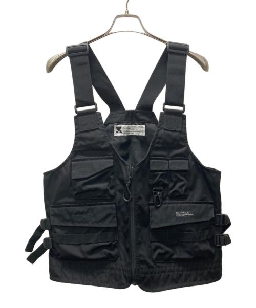 MAKAVELIC（マキャベリック）MAKAVELIC (マキャベリック) COMMAND 2WAY UTILITY VEST ブラック サイズ:ONE SIZEの古着・服飾アイテム
