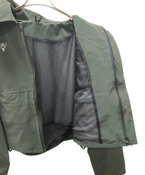 South2 West8（サウスツー ウエストエイト）south2 west8 (サウスツー ウエストエイト) RIVER WALKER STRETCH FISHING JACKET グリーン サイズ:Lの古着・服飾アイテム