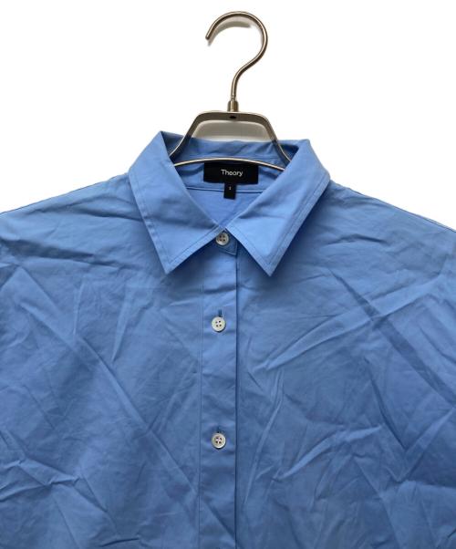 theory（セオリー）theory (セオリー) Wealth BF Shirt ブルー サイズ:Sの古着・服飾アイテム