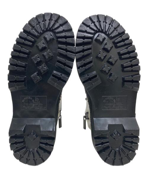 Dr.Martens（ドクターマーチン）Dr.Martens (ドクターマーチン) NINE INCH NAILS (ナイン・インチ・ネイルズ) 8ホールブーツ ホワイト×ブラック サイズ:UK4の古着・服飾アイテム