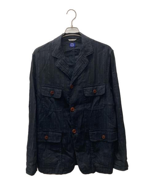 C.P COMPANY（シーピーカンパニー）C.P COMPANY (シーピーカンパニー) アーカイブコットンリネンジャケット ネイビー サイズ:48の古着・服飾アイテム