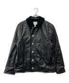 CRIMIEクライミー）の古着「N1 SPANISH LAMB LEATHER JACKET」｜ブラック