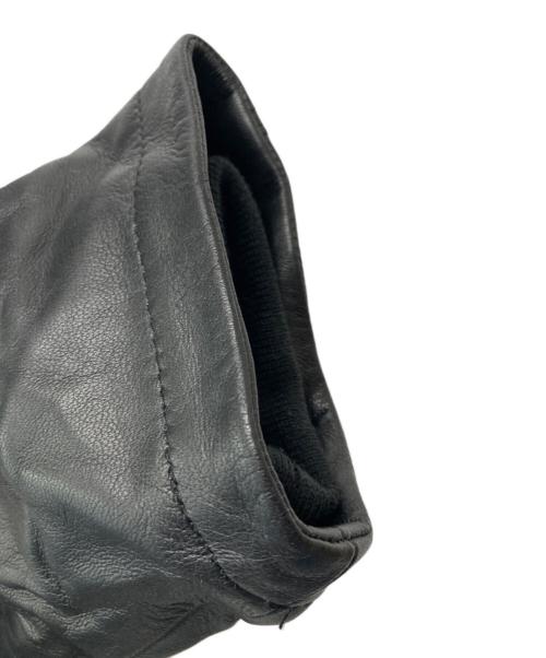 CRIMIE（クライミー）CRIMIE (クライミー) N1 SPANISH LAMB LEATHER JACKET ブラック サイズ:JP Lの古着・服飾アイテム