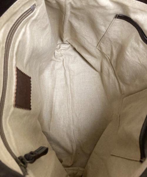 BEAU DESSIN（ボーデッサン）beau dessin (ボーデッサン) バッファローカーフワンショルダートートバッグ ブラウンの古着・服飾アイテム