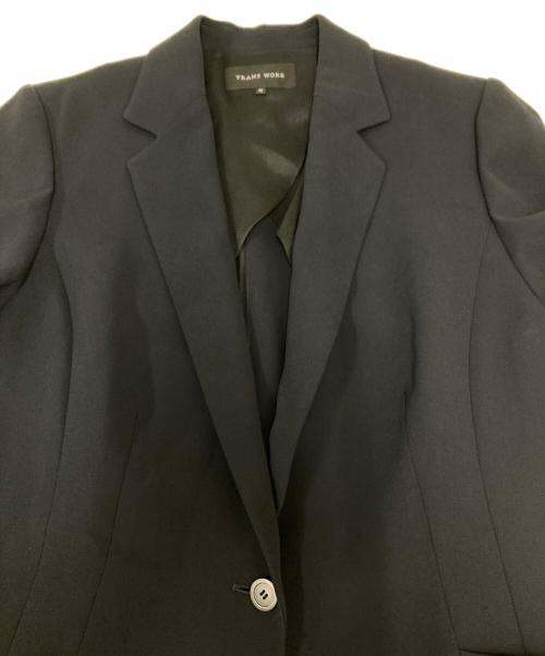 TRANS WORK（トランスワーク）TRANS WORK (トランスワーク) ダブルフェイステーラードジャケット ネイビー サイズ:SIZE 44の古着・服飾アイテム