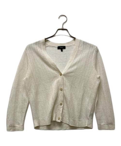 theory（セオリー）theory (セオリー) Neo Sag Harbor Cropped Cardi N ホワイト サイズ:SIZE Sの古着・服飾アイテム