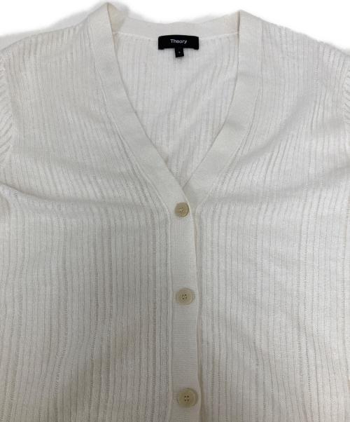 theory（セオリー）theory (セオリー) Neo Sag Harbor Cropped Cardi N ホワイト サイズ:SIZE Sの古着・服飾アイテム