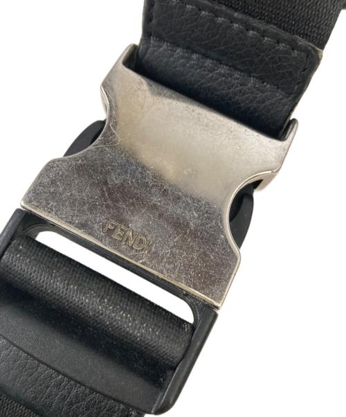 FENDI（フェンディ）FENDI (フェンディ) ナイロンレザー切替ショルダーバッグ/	ノエル・フィールディング コラボ ショルダーバッグ マルチカラーの古着・服飾アイテム