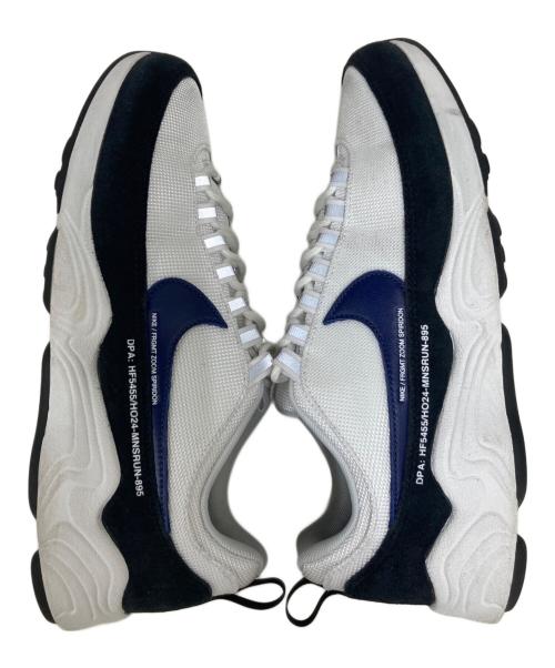 NIKE（ナイキ）NIKE (ナイキ) FRAGMENT DESIGN (フラグメントデザイン) Air Zoom Spiridon ホワイト×ネイビー サイズ:27.5の古着・服飾アイテム