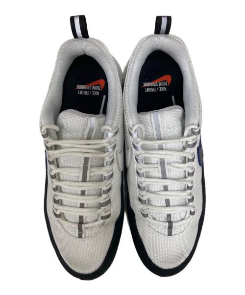 NIKE（ナイキ）NIKE (ナイキ) FRAGMENT DESIGN (フラグメントデザイン) Air Zoom Spiridon ホワイト×ネイビー サイズ:27.5の古着・服飾アイテム