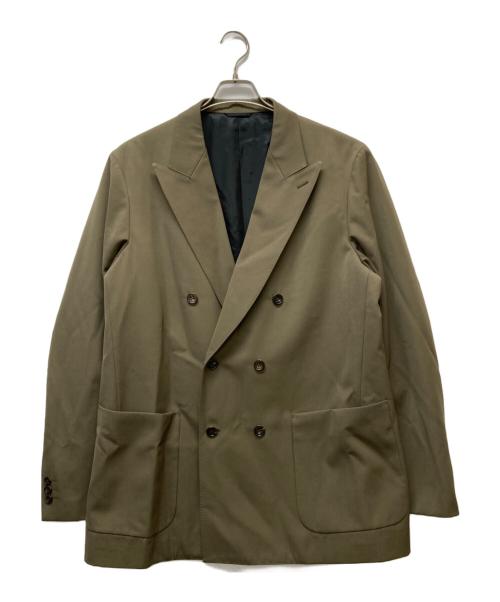 TAKEO KIKUCHI（タケオキクチ）TAKEO KIKUCHI (タケオキクチ) 【THE FLAGSHIP】ギャバ ダブルジャケット グリーン サイズ:4の古着・服飾アイテム