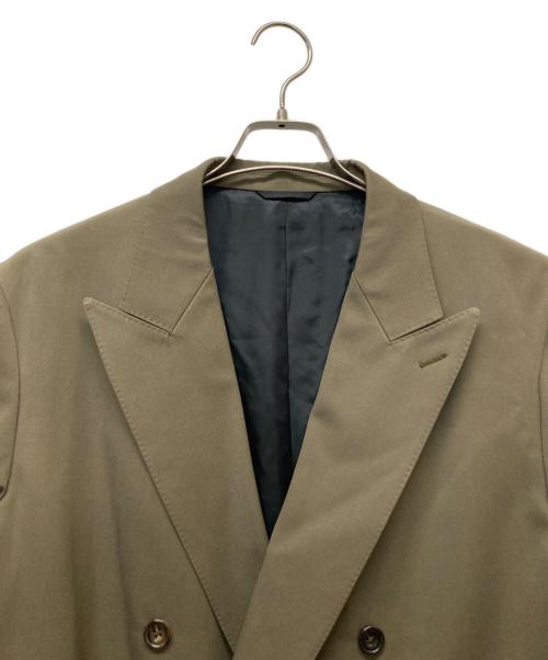TAKEO KIKUCHI（タケオキクチ）TAKEO KIKUCHI (タケオキクチ) 【THE FLAGSHIP】ギャバ ダブルジャケット グリーン サイズ:4の古着・服飾アイテム