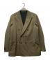 TAKEO KIKUCHI（タケオキクチ）の古着「【THE FLAGSHIP】ギャバ ダブルジャケット」｜グリーン