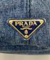 中古・古着 PRADA (プラダ) DENIM CANAPA トートバッグ インディゴ：15000円