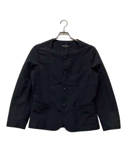 tricot COMME des GARCONS（トリココムデギャルソン）tricot COMME des GARCONS (トリココムデギャルソン) 変形ノーカラージャケット ブラック サイズ:Ｍの古着・服飾アイテム