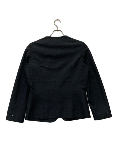tricot COMME des GARCONS（トリココムデギャルソン）tricot COMME des GARCONS (トリココムデギャルソン) 変形ノーカラージャケット ブラック サイズ:Ｍの古着・服飾アイテム