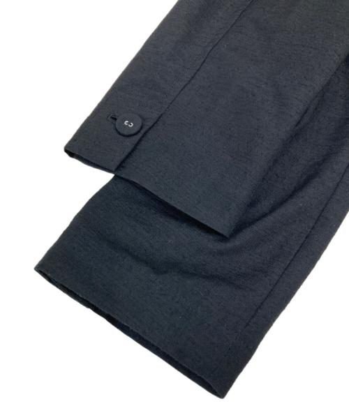 tricot COMME des GARCONS（トリココムデギャルソン）tricot COMME des GARCONS (トリココムデギャルソン) 変形ノーカラージャケット ブラック サイズ:Ｍの古着・服飾アイテム