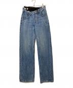 ALEXANDER WANGアレキサンダー・ワン）の古着「ビキニレイヤー ストレートジーンズ」｜インディゴ