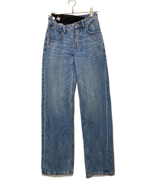ALEXANDER WANG（アレキサンダー・ワン）ALEXANDER WANG (アレキサンダーワン) ビキニレイヤー ストレートジーンズ インディゴ サイズ:24の古着・服飾アイテム