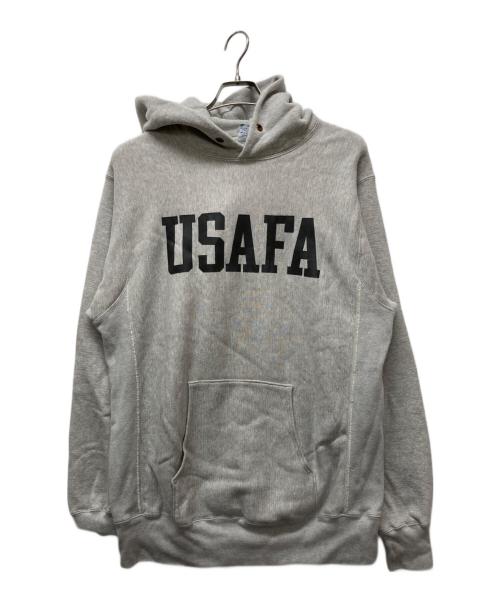 BUZZ RICKSON'S（バズリクソンズ）Buzz Rickson's (バズリクソンズ) USAFAロゴスウェットパーカー グレー サイズ:XLの古着・服飾アイテム