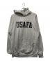 Buzz Rickson's（バズリクソンズ）の古着「USAFAロゴスウェットパーカー」｜グレー