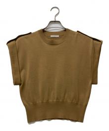 ESTNATION（エストネーション）の古着「エポーレットニット」｜ブラウン