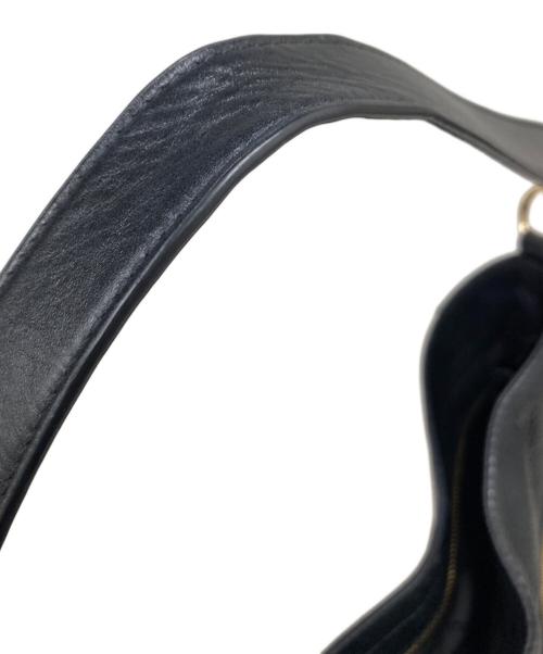 MICHAEL KORS（マイケル・コース）MICHAEL KORS (マイケルコース) Brooklyn Large Pebbled Leather Shoulder Bag ブラックの古着・服飾アイテム