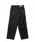 WISM (ウィズム) BAGGY DENIM PANT ブラック サイズ:32：9000円