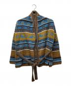 45Rフォーティファイブ・アール）の古着「ネイティブ柄ウールカーディガン」｜ブラウン