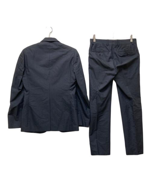 LARDINI（ラルディーニ）LARDINI (ラルディーニ) ストライプセットアップスーツ ネイビー サイズ:44の古着・服飾アイテム