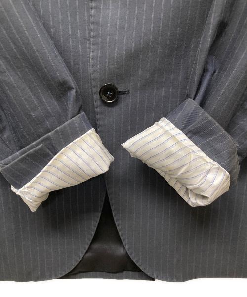 LARDINI（ラルディーニ）LARDINI (ラルディーニ) ストライプセットアップスーツ ネイビー サイズ:44の古着・服飾アイテム