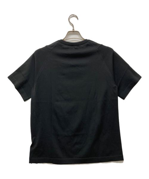 teatora（テアトラ）TEATORA (テアトラ) CARTRIDGE KNIT CREW S/S  ＴＥＡＴ ブラック サイズ:2の古着・服飾アイテム